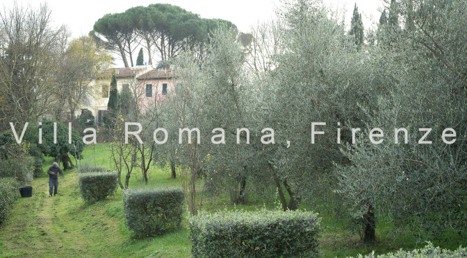 Wiederbelebung des Gartens der Villa Romana